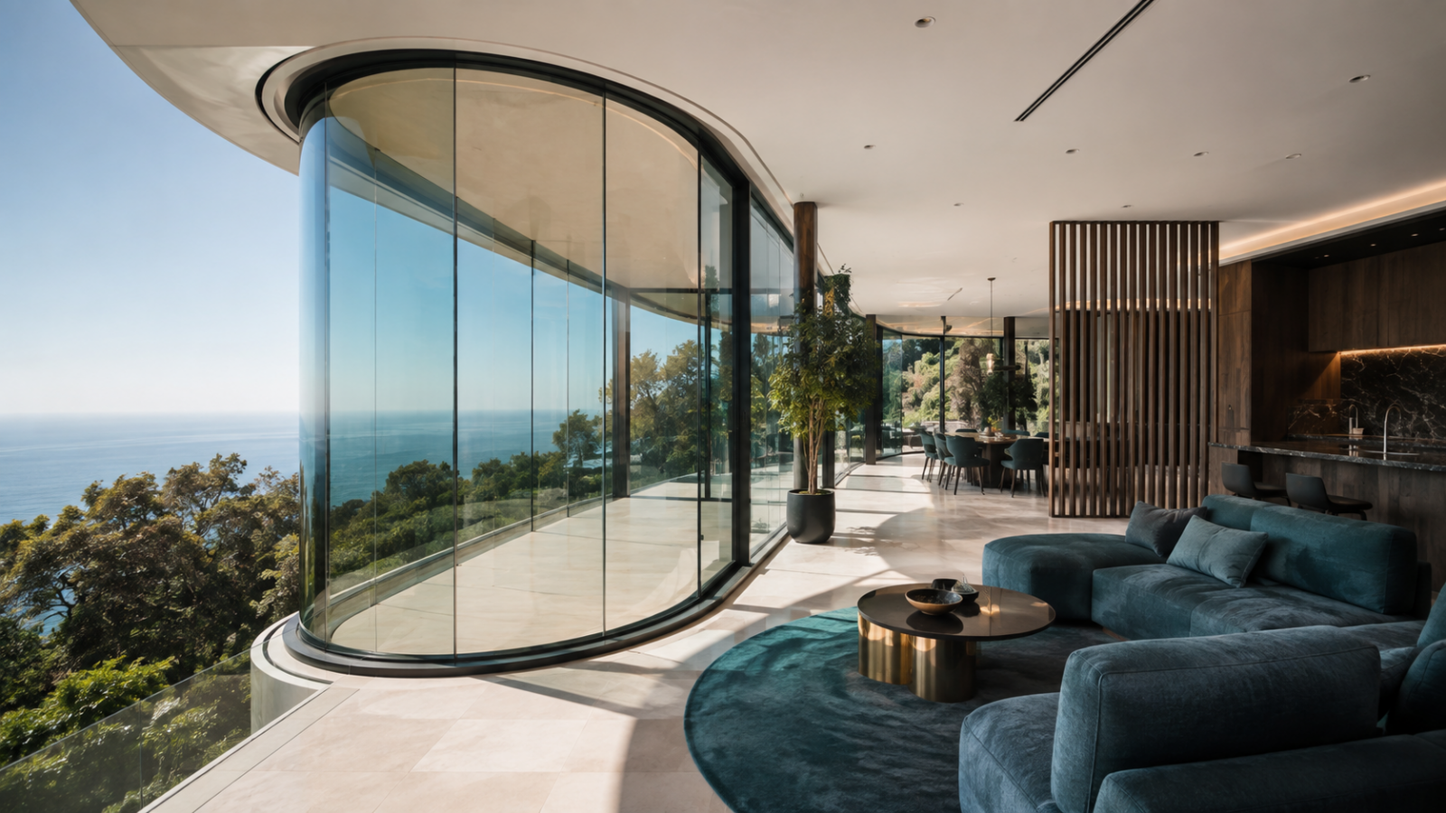 กระจกดัดโค้งในงานสถาปัตยกรรม - Curved Glass สำหรับมุมอาคารและงานตกแต่ง